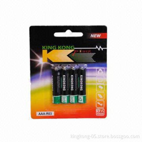AAA UM-4 Carbonic Battery